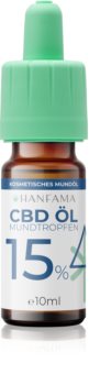 Hanfama CBD Mundtropfen 15% CBD σταγόνες υποστήριξη και ανανέωση ερεθισμένων ούλων