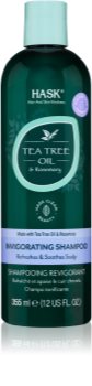 HASK Tea Tree Oil & Rosemary erfrischendes Shampoo für trockene und juckende Kopfhaut
