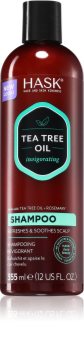 HASK Tea Tree Oil & Rosemary shampoo rinfrescante per cuoi capelluti secchi con prurito