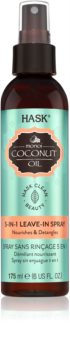 HASK Monoi Coconut Oil abspülfreies Spray für glänzendes und geschmeidiges Haar