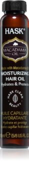 HASK Macadamia Oil hidratáló olaj a fénylő és selymes hajért