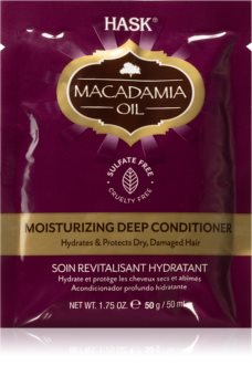 HASK Macadamia Oil balsamo idratante per capelli secchi, rovinati e trattati chimicamente