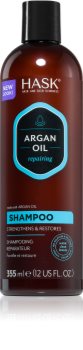 HASK Argan Oil Elvyttävä Hiustenpesuaine Vaurioituneille Hiuksille