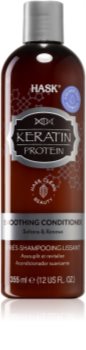 HASK Keratin Protein balsam cu efect de netezire pentru par degradat sau tratat chimic
