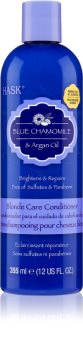 HASK Blue Chamomile & Argan Oil Toning Conditioner for Blonde Hair