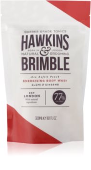 Hawkins & Brimble Energising Body Wash Eco Refill Pouch Dušas želeja uzpilde