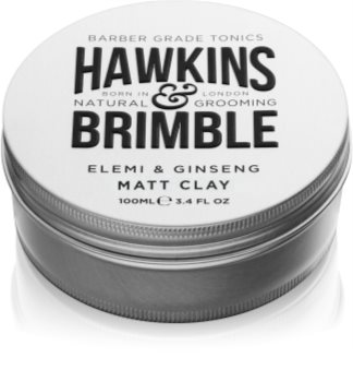 Hawkins & Brimble Natural Grooming Elemi & Ginseng pomata per capelli effetto matte