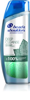 Head & Shoulders Deep Cleanse Itch Relief shampoo antiforfora per cuoi capelluti secchi con prurito
