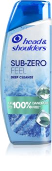 Head & Shoulders Deep Cleanse Sub Zero Feel hidratáló sampon korpásodás ellen