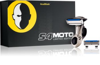 HeadBlade S4 Moto rasoio + lame di ricambio 4 pz