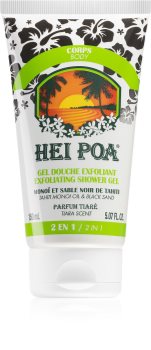 Hei Poa Tahiti Monoi Oil Black Sand душ пилинг