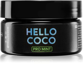 Hello Coco PRO Mint dantų balinimo priemonė su anglimi