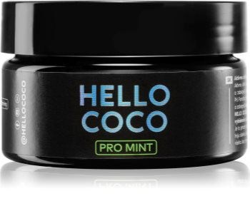 Hello Coco PRO Mint ενεργός άνθρακας για λεύκανση των δοντιών