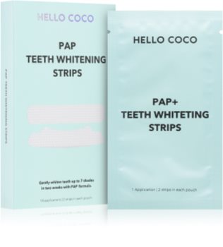 Hello Coco PAP+ Teeth Whitening Strips bieliace pásiky na zuby