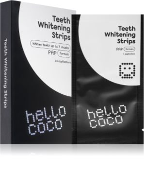 Hello Coco PAP+ Teeth Whitening Strips Zahnweißer-Streifen für die Zähne