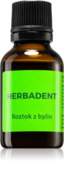 Herbadent Original φυτικό αλκοολούχο διάλυμα σε δόντια, γλώσσα και ούλα