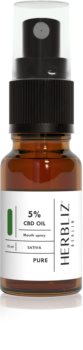 Herbliz Sativa CBD Oil 5% Mondspray met CBD