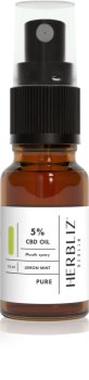 Herbliz Lemon Mint CBD Oil 5% spray do ust z CBD