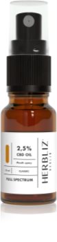 Herbliz Classic CBD Oil 2,5% burnos purškiklis su CBD