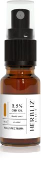 Herbliz Classic CBD Oil 2,5% спрей для полости рта с КБД