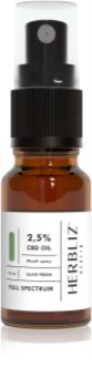 Herbliz Olive Fresh CBD Oil 2,5% Izsmidzināms mutes atsvaidzinātājs ar CBD