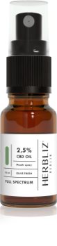 Herbliz Olive Fresh CBD Oil 2,5% ústny sprej s CBD