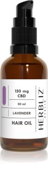 Herbliz CBD Hair Oil Lavender Lavendelöl für brüchiges und strapaziertes Haar