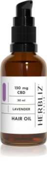 Herbliz CBD Hair Oil Lavender olio di lavanda per capelli fragili e stanchi