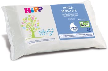 Hipp Babysanft Ultra Sensitive Vochtige Reinigings Doekjes voor Kinderen  Parfumvrij