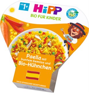 Hipp BIO Paella se zeleninou a kuřecím masem dětský příkrm