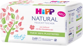 Hipp Babysanft Natural nedves tisztító törlőkendők gyermekeknek születéstől kezdődően