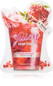 Holika Holika Juicy Mask Sheet Pomegranate masque anti-rides et raffermissant visage