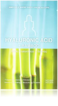Holika Holika Ampoule Mask Sheet From Nature Hyaluronic Acid + Bamboo платнена маска с силно хидратиращ и подхранващ ефект