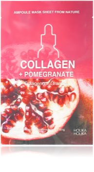 Holika Holika Ampoule Mask Sheet From Nature Collagen + Pomegranate plátýnková maska se zpevňujícím účinkem