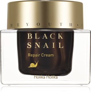 Holika Holika Prime Youth Black Snail crème nourrissante réparatrice à l'extrait de bave d'escargot