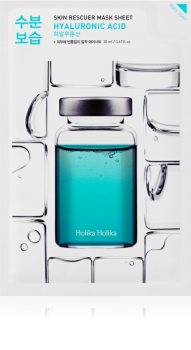 Holika Holika Skin Rescuer Hyaluronic Acid Moisturising face sheet mask with Hyaluronic Acid