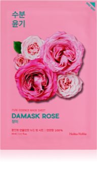 Holika Holika Pure Essence Damask Rose Masca hidratanta cu efect revitalizant sub forma de foaie