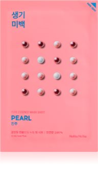 Holika Holika Pure Essence Pearl платнена маска с озаряващ ефект