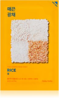 Holika Holika Pure Essence Rice plátýnková maska pro rozjasnění a vitalitu pleti