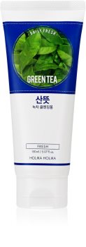 Holika Holika Daily Fresh Green Tea mousse detergente per riequilibrare la produzione di sebo con the verde
