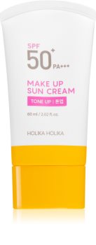 Holika Holika Make Up Sun Cream base de maquillaje con pigmentos suaves SPF 50+