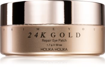 Holika Holika Prime Youth 24K Gold masca hidrogel pentru ochi cu aur de 24 de karate