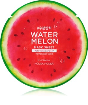 Holika Holika Watermelon Mask plátýnková maska s hydratačním a zklidňujícím účinkem