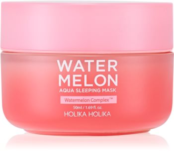 Holika Holika Watermelon Mask intensywna maska na noc ​​do szybkiej regeneracji skóry suchej i odwodnionej