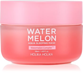 Holika Holika Watermelon Mask masca de noapte intensa pentru regenerarea rapida a pielii uscate si deshidratate