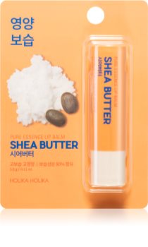 Holika Holika Pure Essence Shea Butter hydratační balzám na rty v tyčince s bambuckým máslem