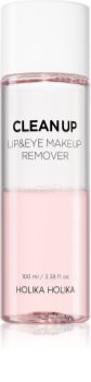 Holika Holika Clean Up лосион за почистване на грим с две съставки за чувствителна кожа на лицето и околоочен контур