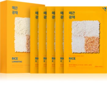 Holika Holika Pure Essence Rice Mască de iluminare și revitalizare