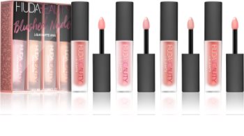 Huda Beauty Blushed Nudes Liquid Matte Minis batom líquido com acabamento mate