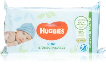 Huggies Pure Biodegradable tisztító törlőkendő gyermekeknek